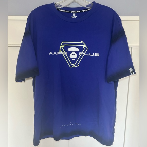 Aape+ by A Bathing Ape space gradient T-shirt - Picture 1 of 12